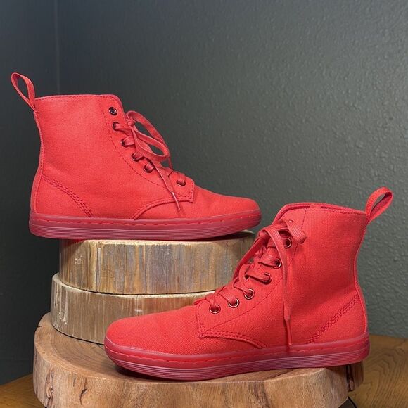 NIB DR MARTENS HACKNEY CANVAS BOOTS - Picture 3 of 16